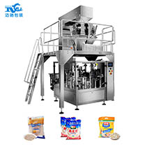 袋裝麥片全自動包裝機(jī)為營養(yǎng)麥片實(shí)現(xiàn)包裝的新形象